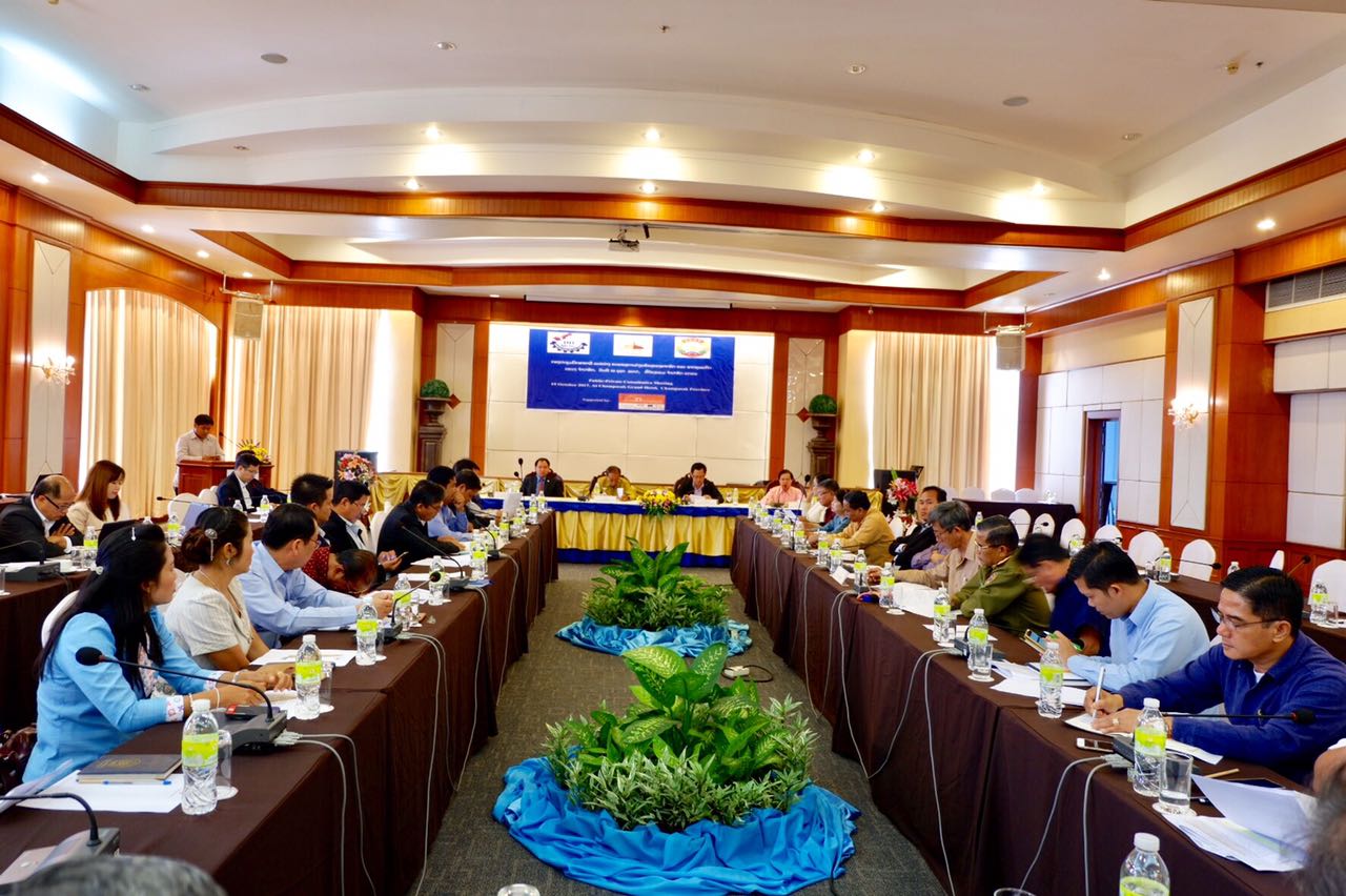 Lao Business Forum team holds a Public-Private Sector Consultative meeting in Champasak