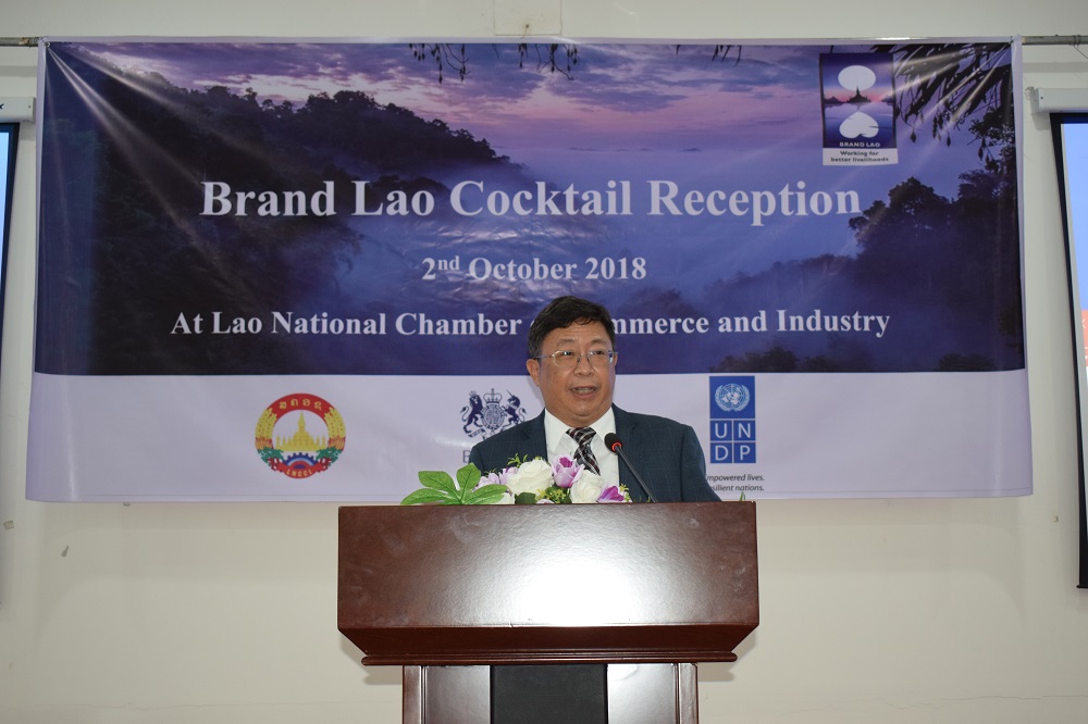 ງານລ້ຽງຄ໋ອກເທວ  Brand Laos Cocktail Reception