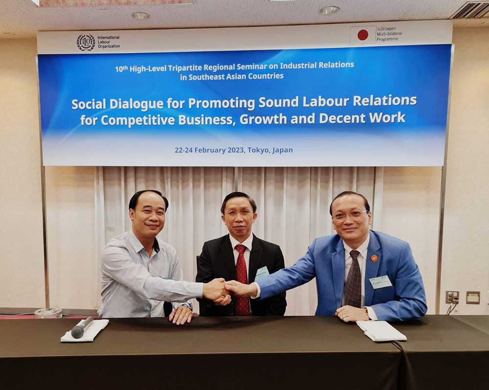 ກອງປະຊຸມລະດັບສູງຂອງພາກພື້ນວຽກງານສາມຝ່າຍ ໃນຫົວຂໍ້: High-level tripartite Regional Seminar On Industrial  Relations in southeast Asia
