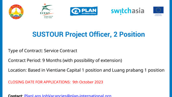 SUSTOUR Project Officer, 2 Position