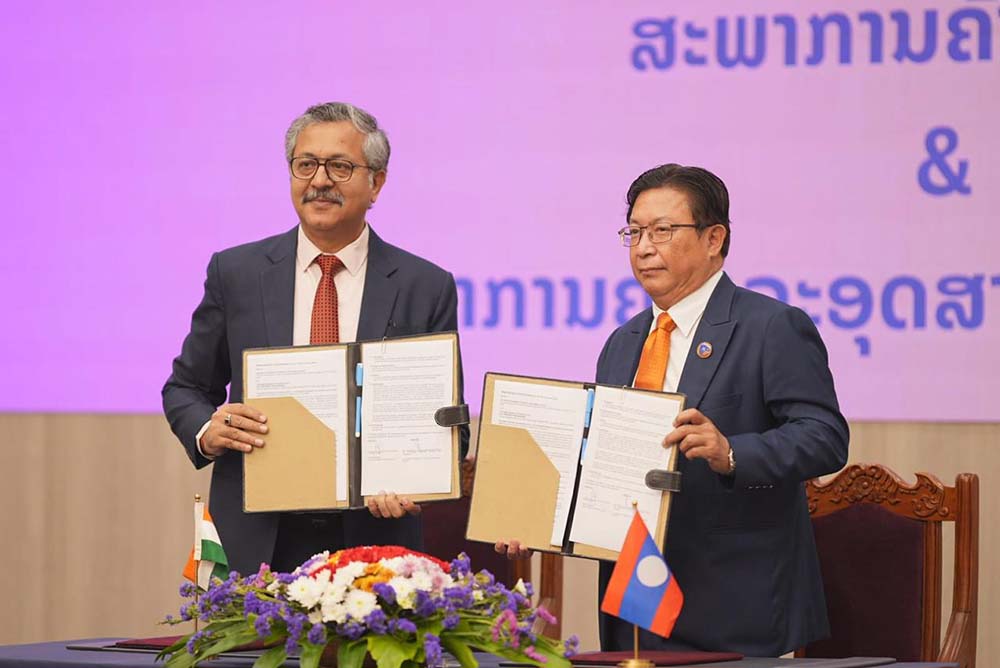 ກອງປະຊຸມ Lao-India Business Forum “Promoting India-Lao PDR Business and Investments Deepening India-ASEAN Cooperation”