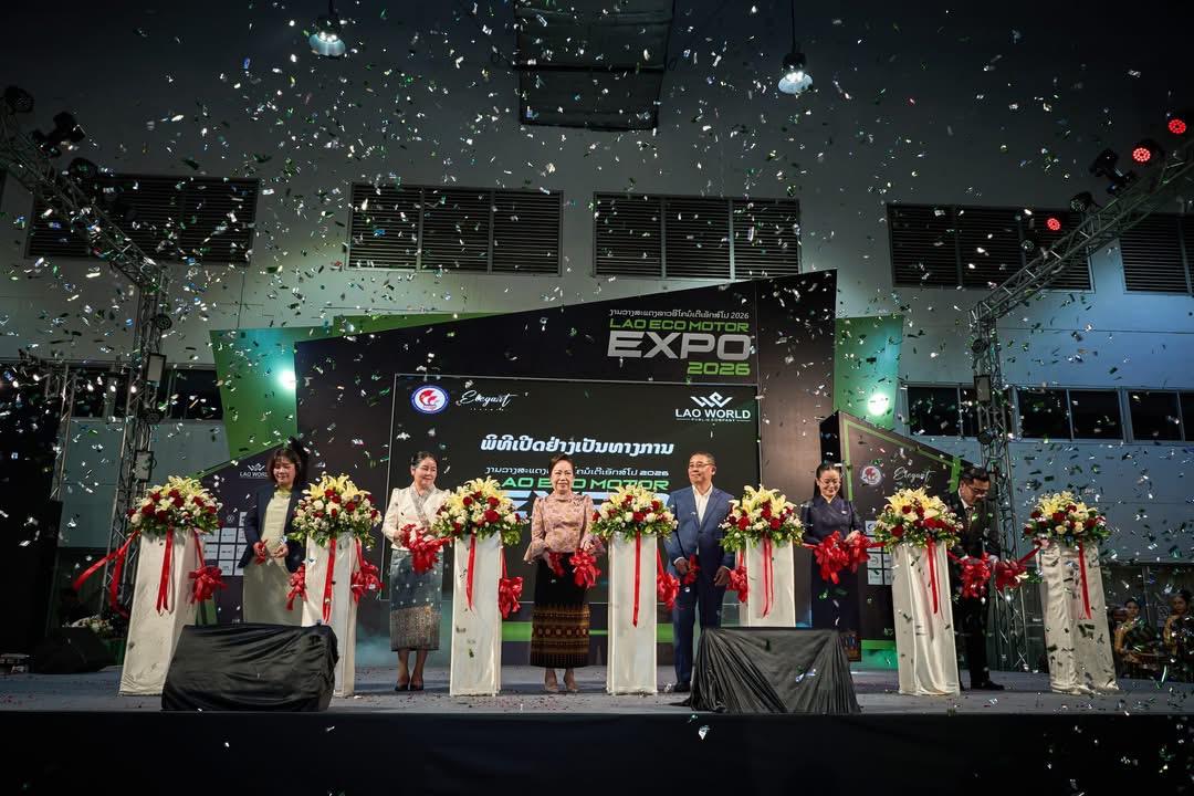 ພິທີເປີດງານວາງສະແດງ Lao Eco Motor Expo 2026